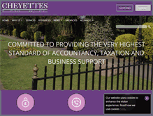 Tablet Screenshot of cheyettes.com